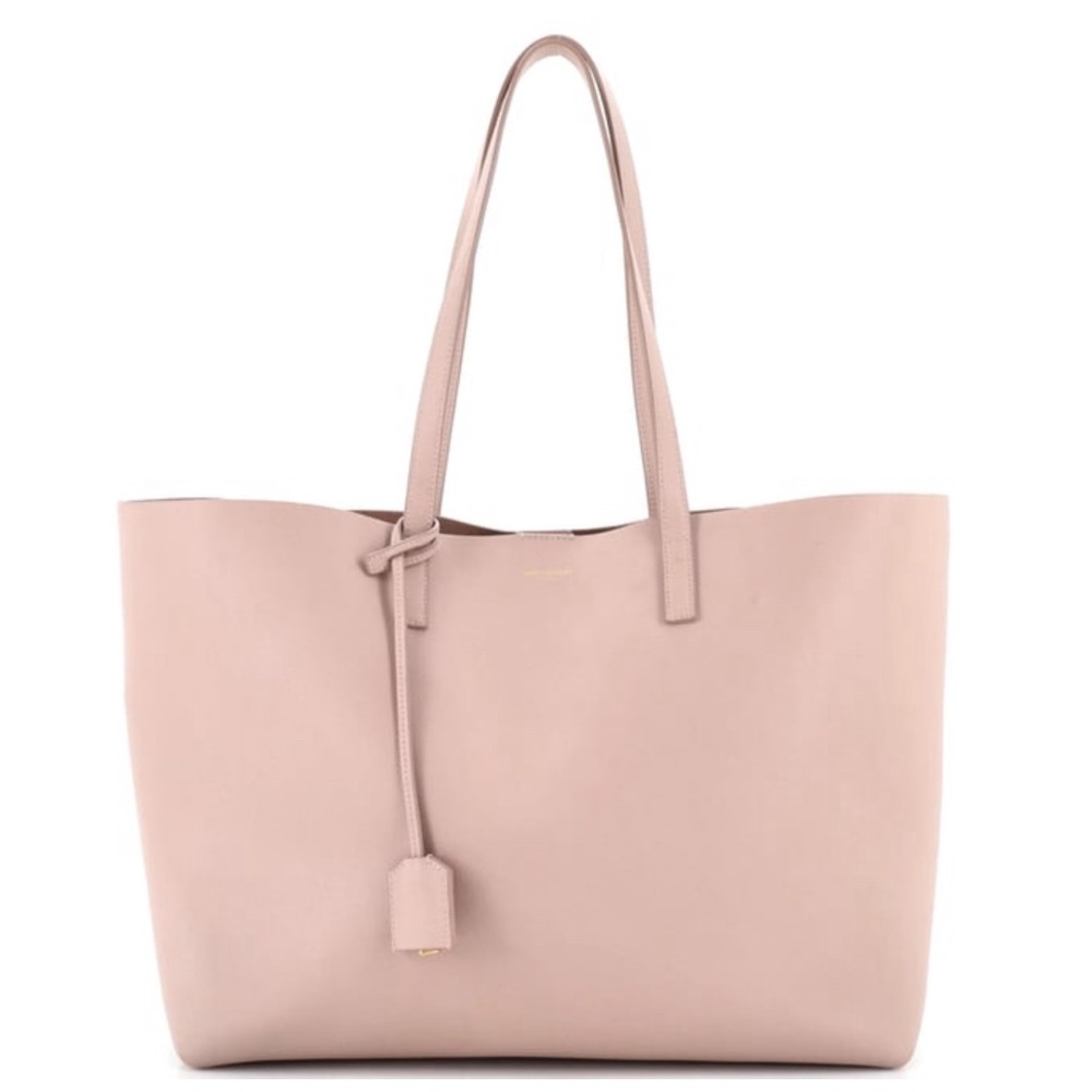 Saint Laurent blush big travel tote